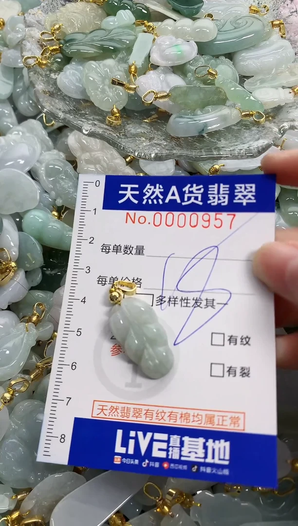 颈饰未镶嵌翡翠天然A货翡翠