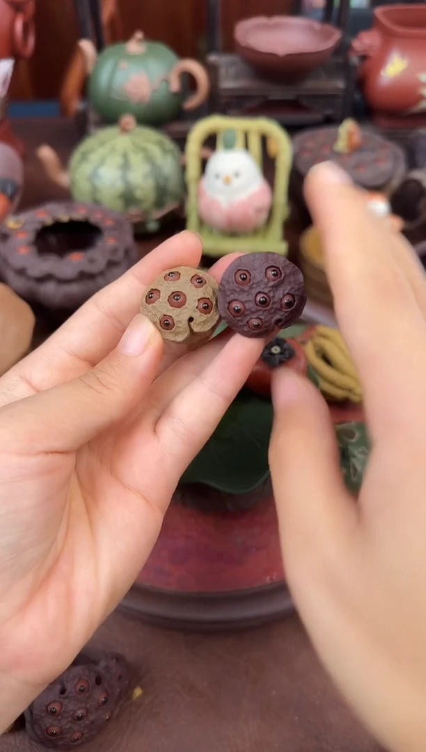 紫砂茶宠紫砂小莲子