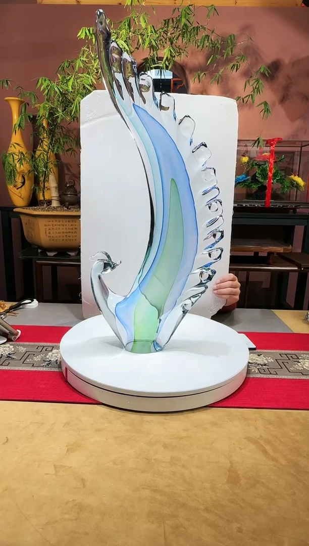 【闪购商品】琉璃手工艺品水凤凰