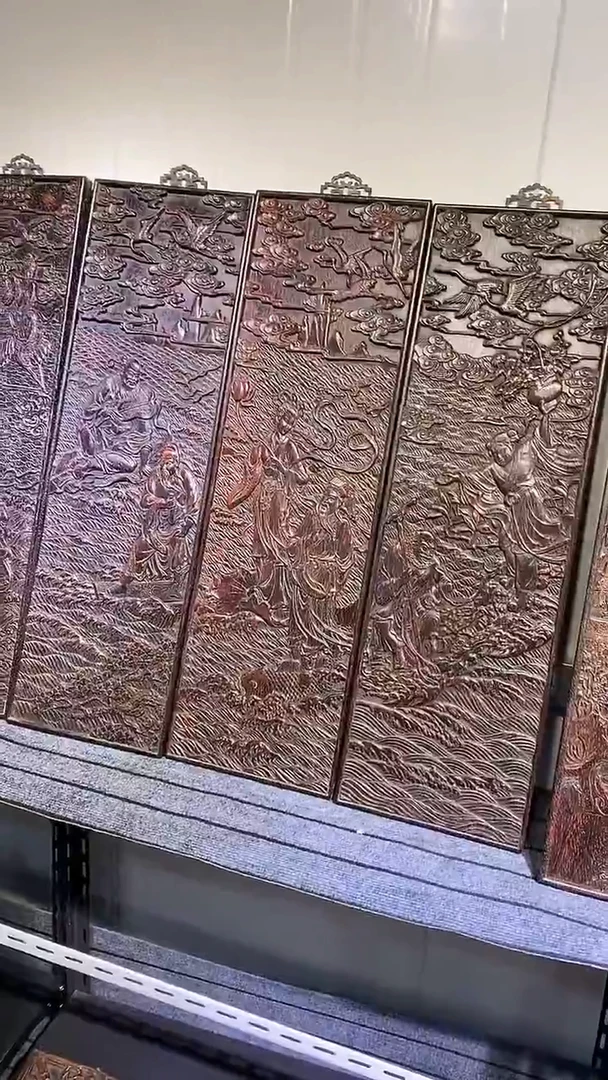 木倾****室紫檀雕刻一物一拍