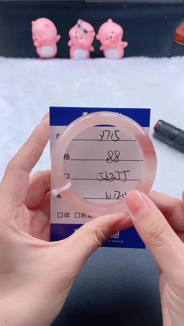 石英质玉手镯未镶嵌Y715