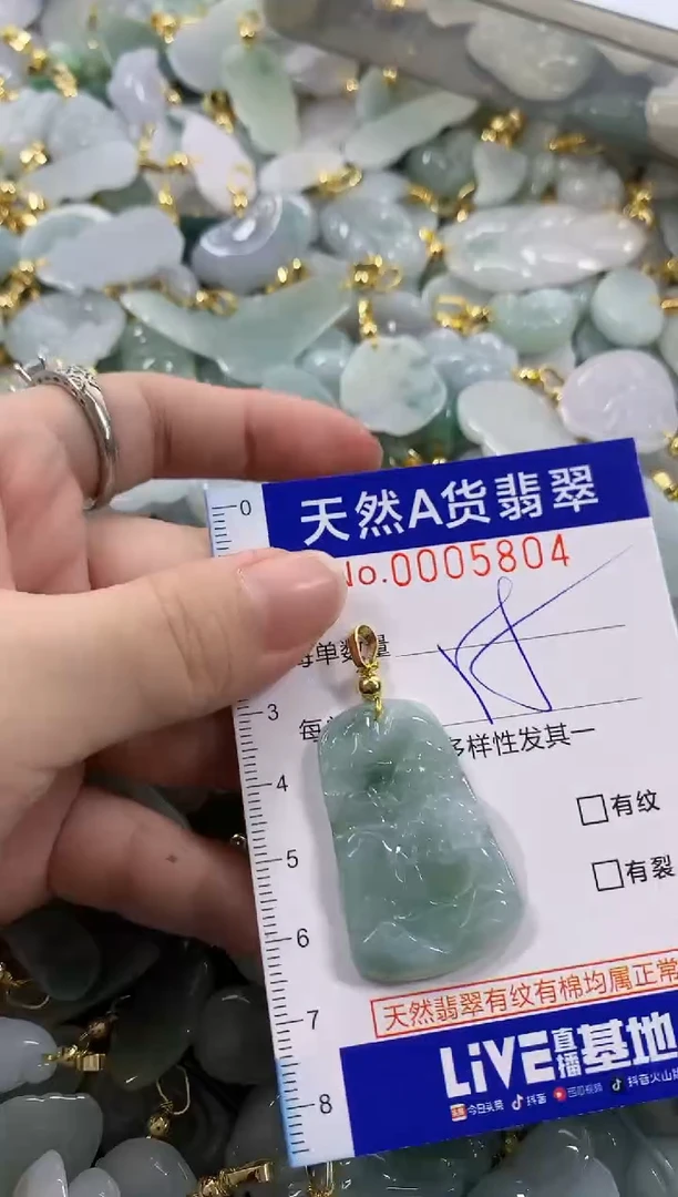 颈饰未镶嵌翡翠天然A货翡翠