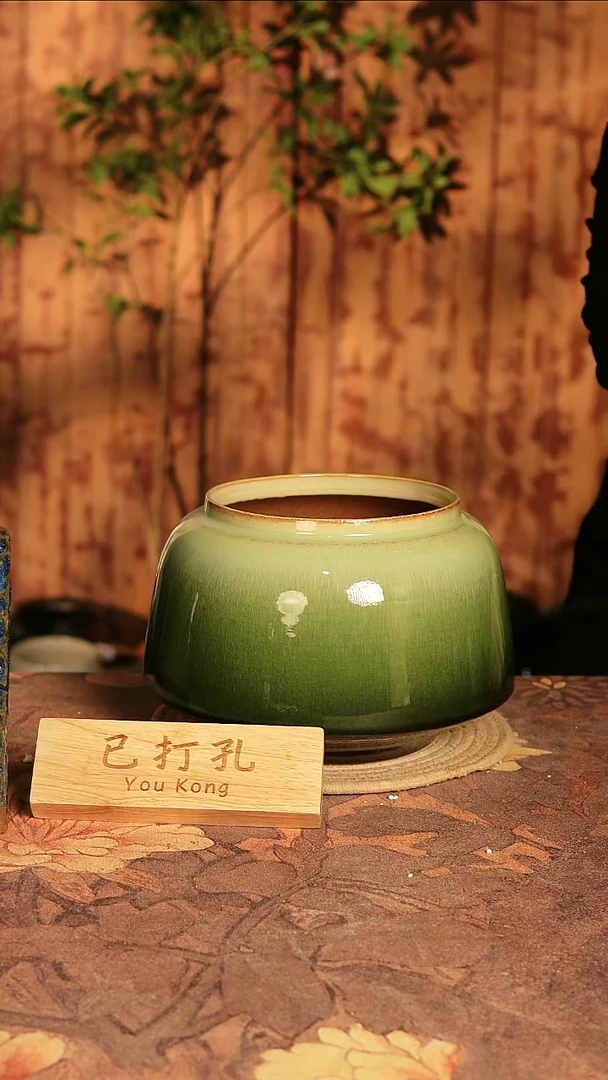 陶5-248高度18口径16已打孔孤品