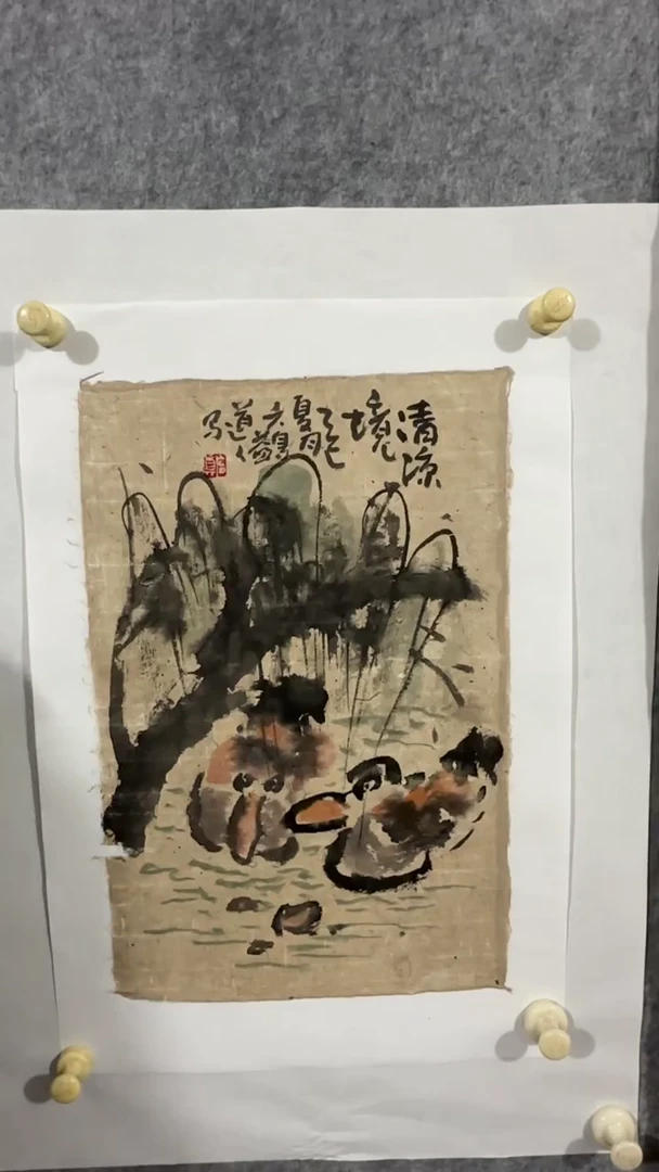 国画写意画花鸟画手绘