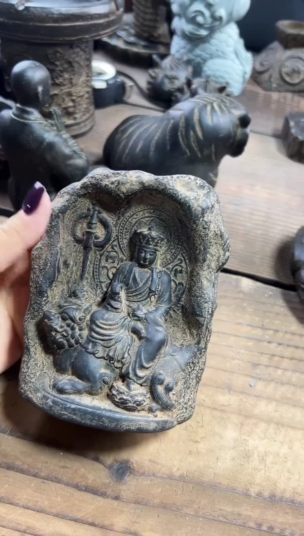 陶土【火山泥】地藏王摆件