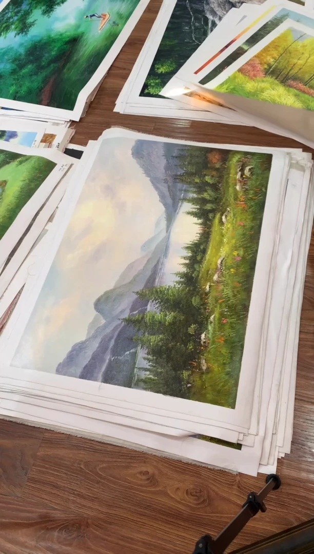 油画【41号】朝鲜原创手绘油画【功勋Ⅰ级画家丨孤品佳作】【顺丰包邮】