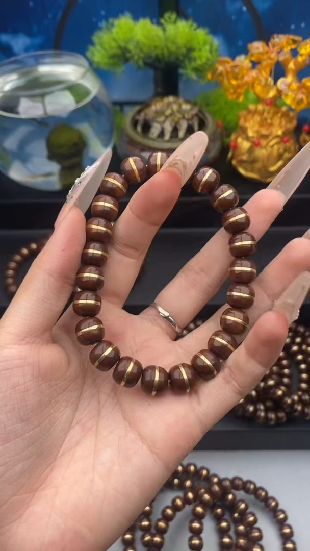 紫金鼠手串紫金鼠一线天二代9号