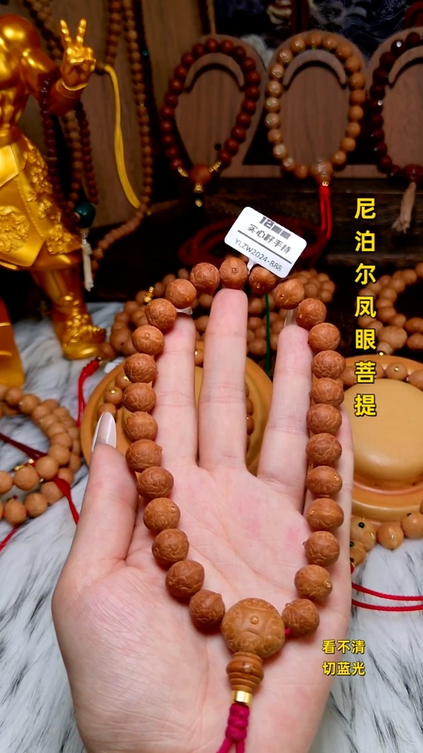 手串凤眼菩提12实心子手持