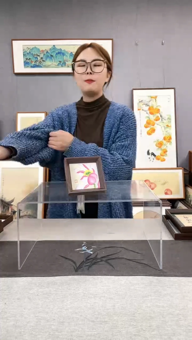 【闪购商品】国画5寸-小摆台作品-荷花