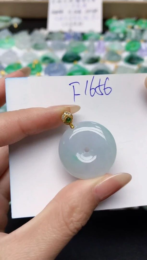 颈饰未镶嵌翡翠天然缅甸A货翡翠百元以上9元证书费自理