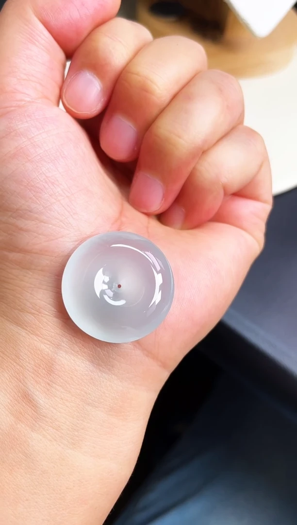 颈饰未镶嵌翡翠【42】平安扣 尺寸 26.8  6.5mm