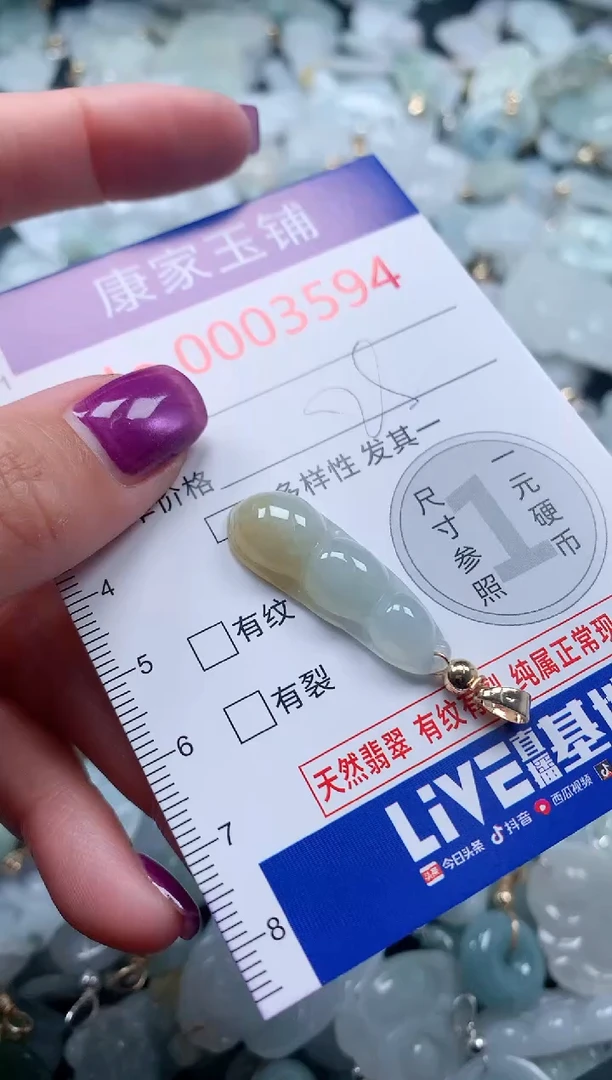 颈饰未镶嵌翡翠3594