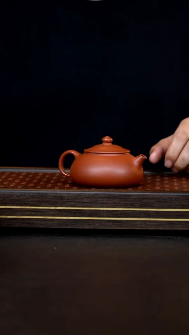 茶壶紫砂LCC朱泥 寒江