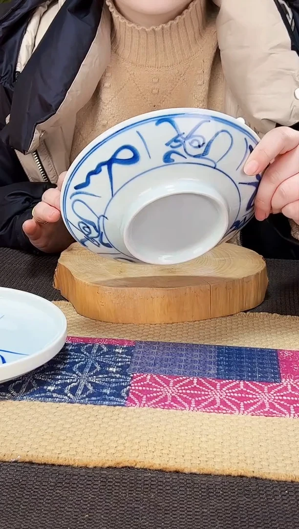 【闪购商品】碗微瑕山茶花7寸玉兰盘