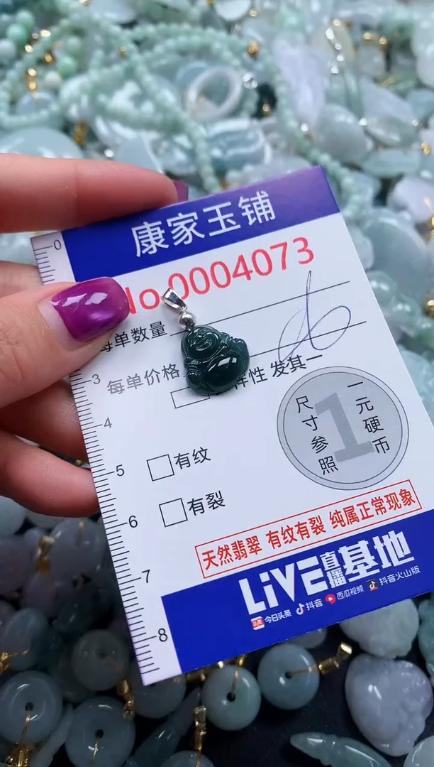 颈饰未镶嵌翡翠4073