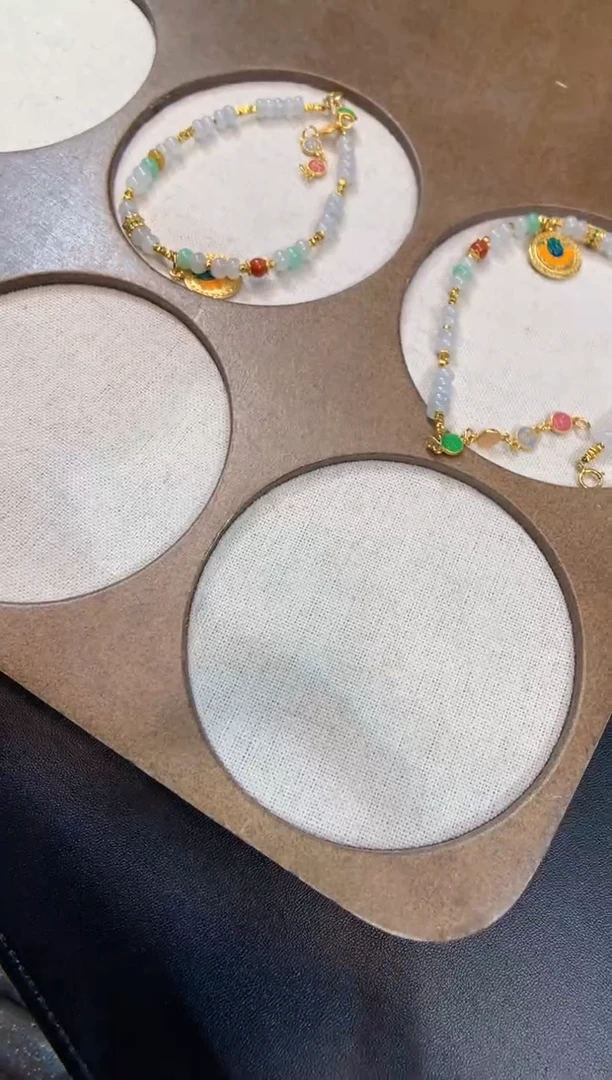 银S925镶嵌手链翡翠手串 多样性发一件