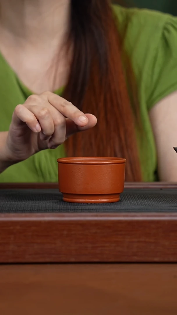 茶壶紫砂赵庄朱泥马蹄杯