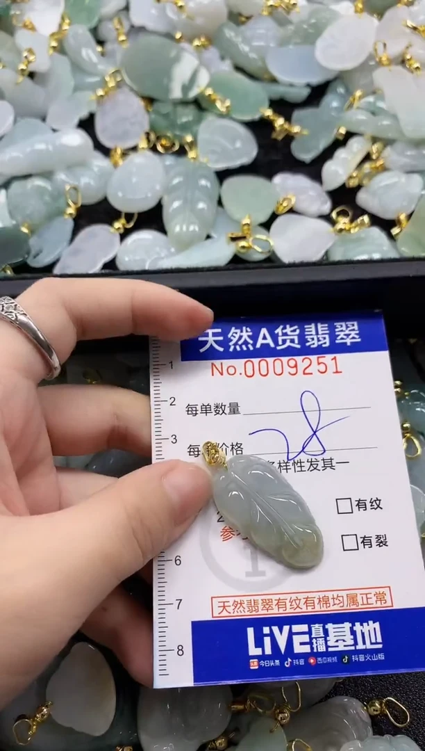 颈饰未镶嵌翡翠天然A货翡翠