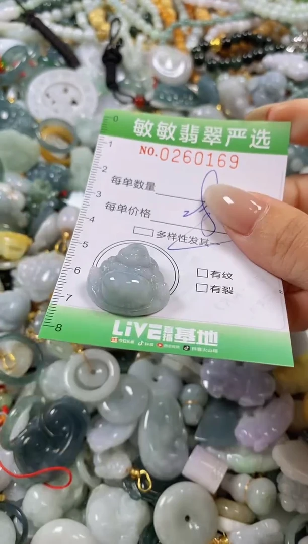 翡翠未镶嵌颈饰闪购0260169多样性发其一