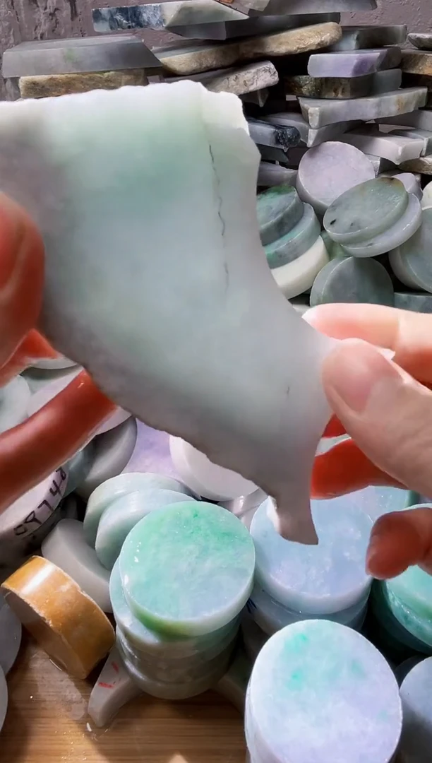 裸石翡翠天然翡翠A货玉 南 274