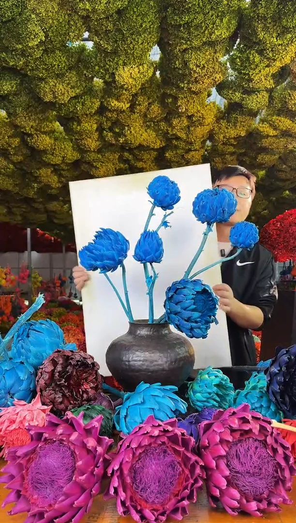 97   山前小麦 · 多色永生洋蓟 3支