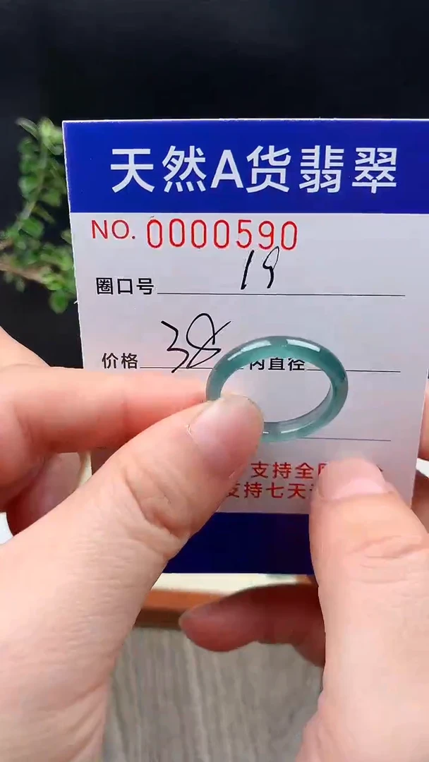 未镶嵌戒指翡翠19#