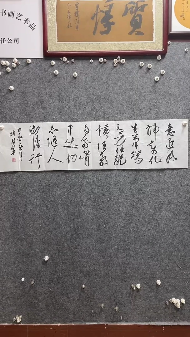 书法赵冠军老师作品138*34