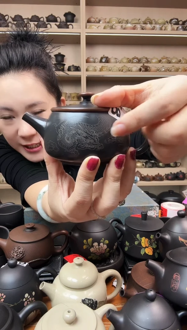 壶828 瑕疵无礼盒 水墨汉瓦