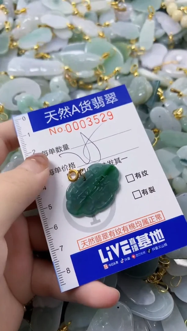颈饰未镶嵌翡翠天然A货翡翠