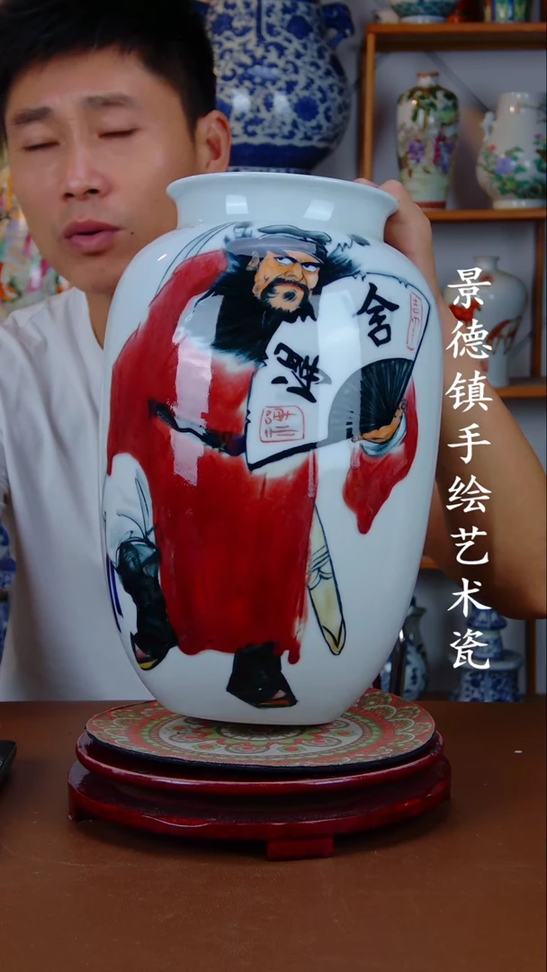 现代景德镇手工手绘陶瓷摆件30