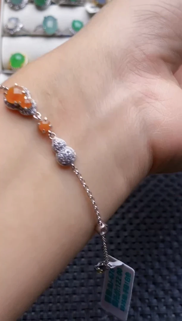 银S925镶嵌戒指翡翠2235