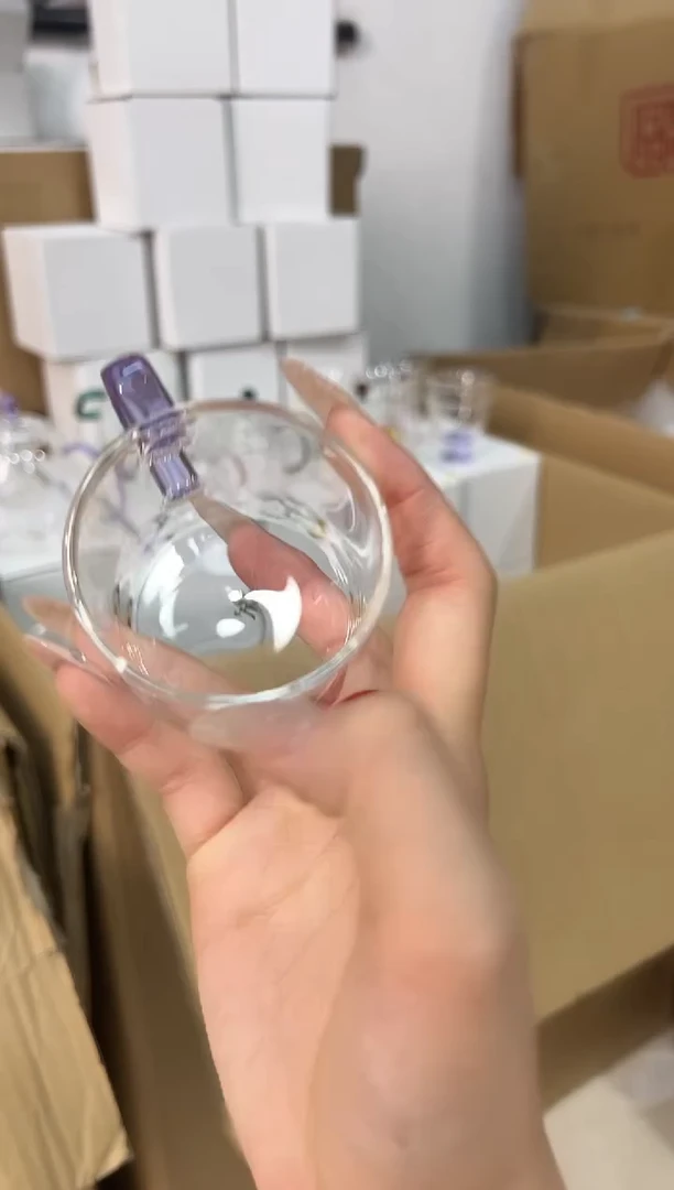 紫色把杯简易包装