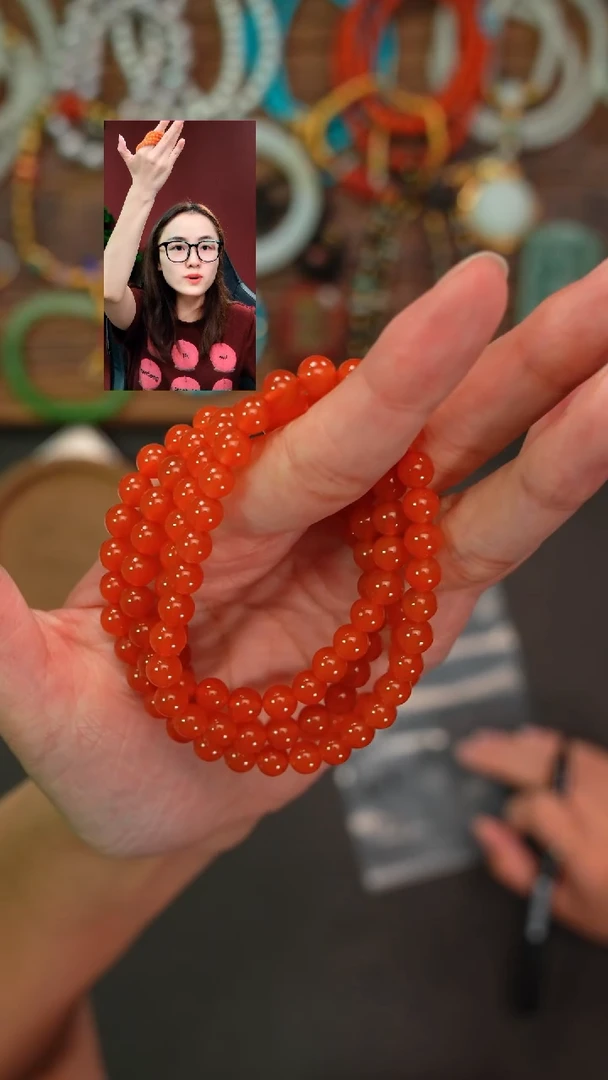 未镶嵌手串南红玛瑙7*后遇见匠心品质回血