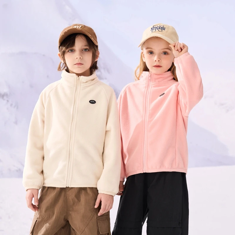 【乐宝清货】 【全现货+运费险】儿童摇粒绒长袖外套防风外套FXY666