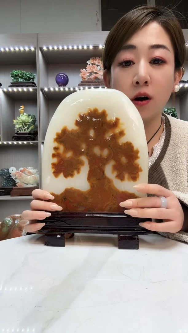 石材天然石材家居摆件办公室客厅玄关高档摆件