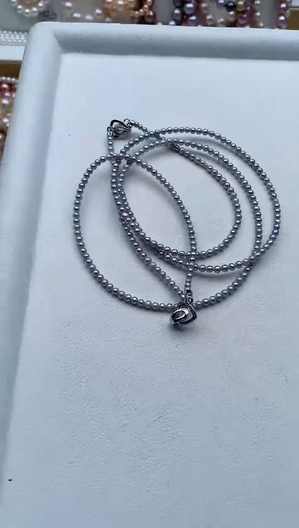 项链合金淡水珍珠多样性发其一，非无暇