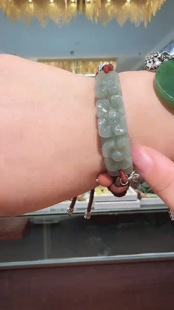 合金蛇纹石玉颈饰手链