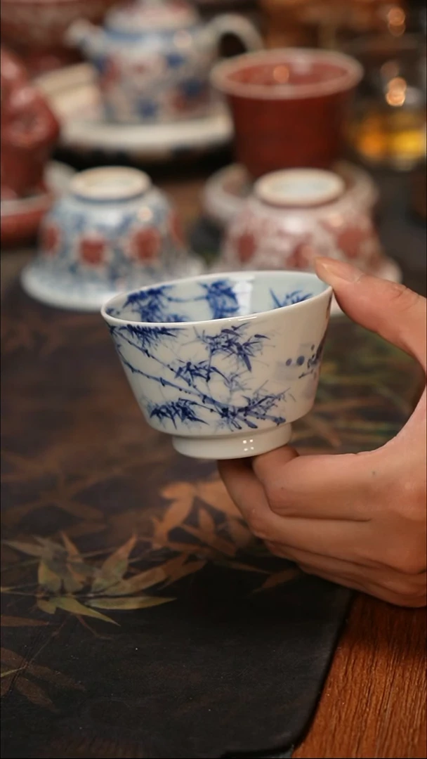 康亭守艺富贵竹马蹄杯
