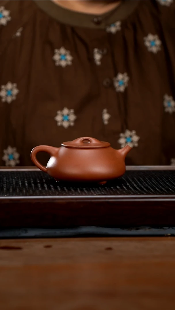 茶壶紫砂220cc黄龙山原矿底槽清石瓢23
