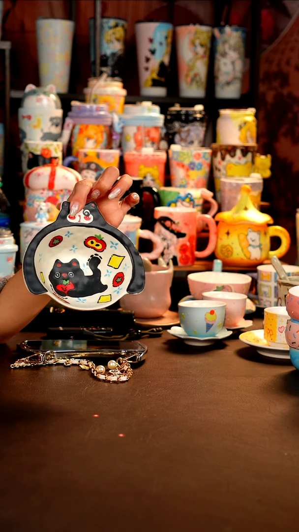 景德镇手工手绘杯杯