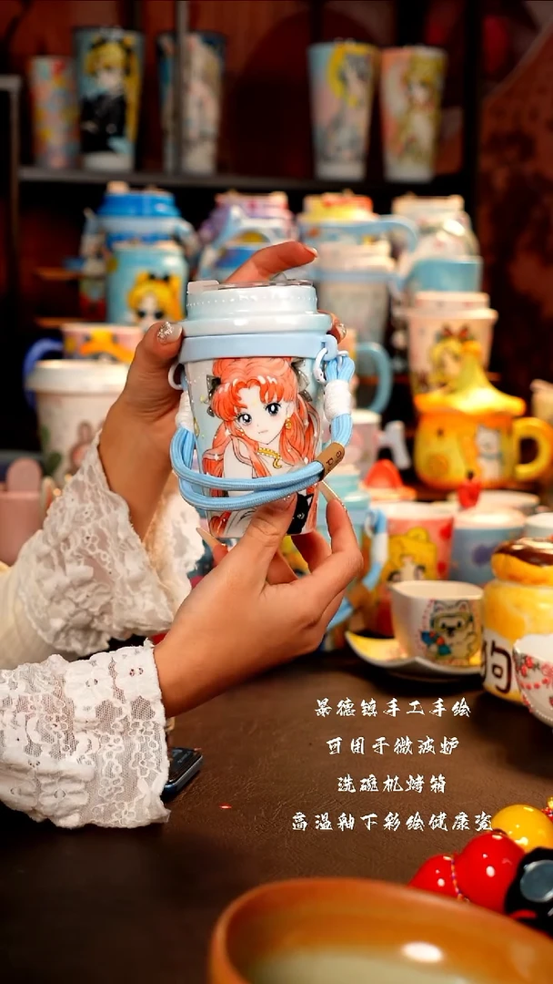 景德镇设计款手工手绘杯杯