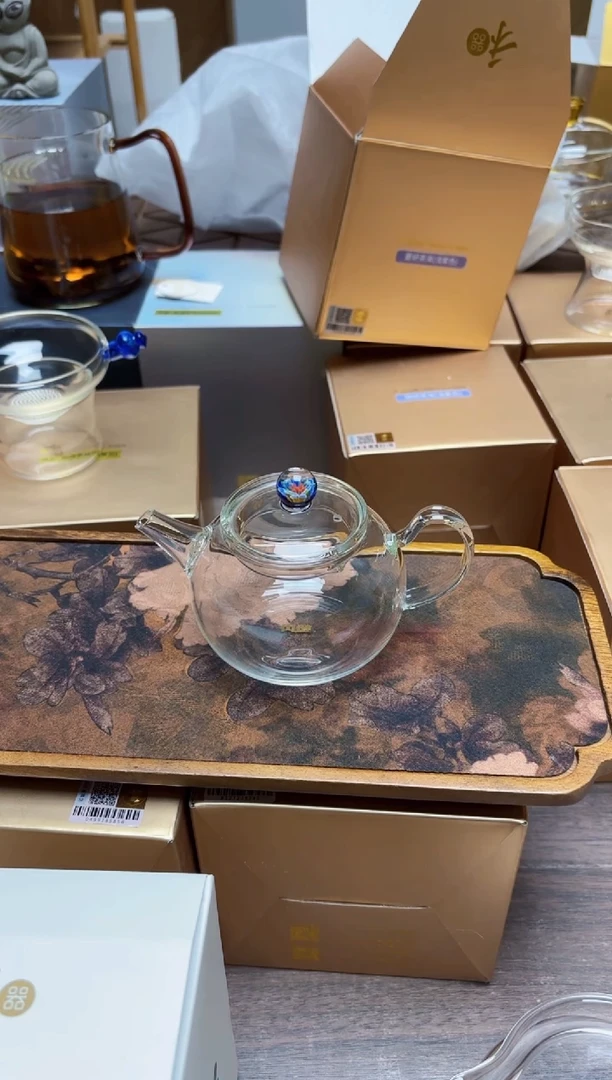 【闪购商品】风谜花语灵珠壶透明色