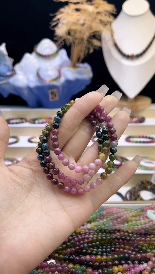 【闪购商品】碧玺/未镶嵌5mm+碧玺多圈多样性发货