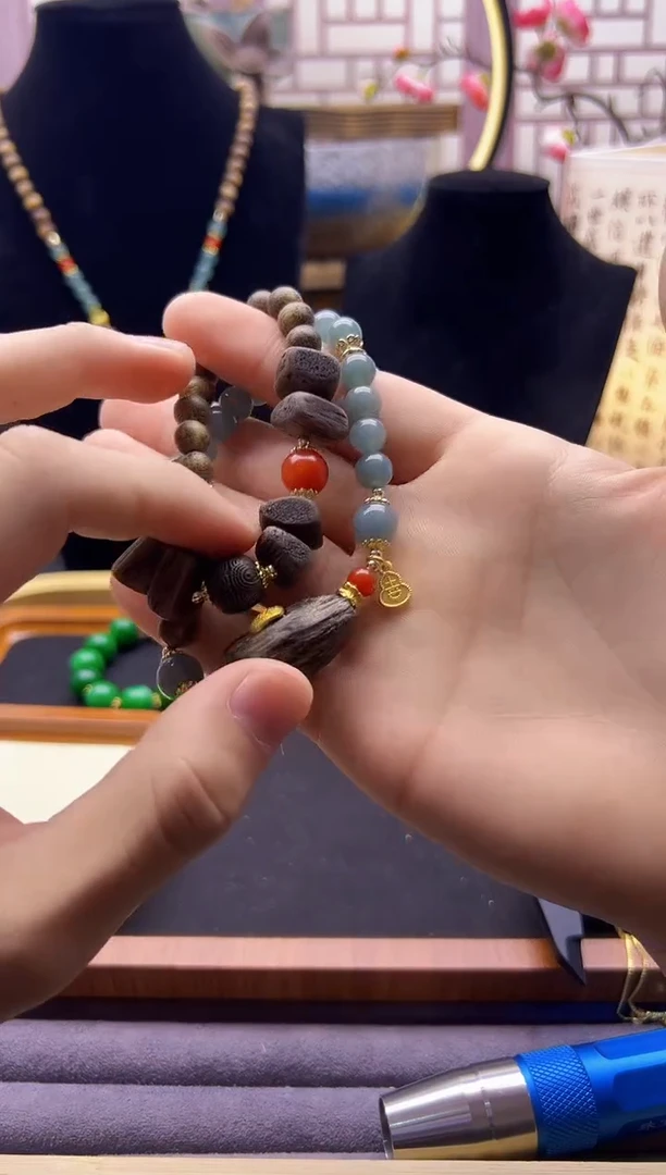 【闪购商品】翡翠颈饰14K金镶嵌S176