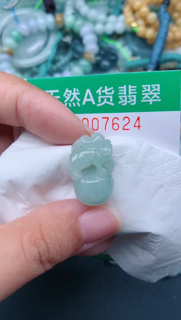 翡翠未镶嵌颈饰.0007624
