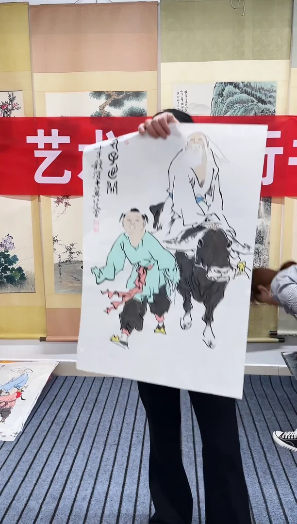 国画精品开三人物