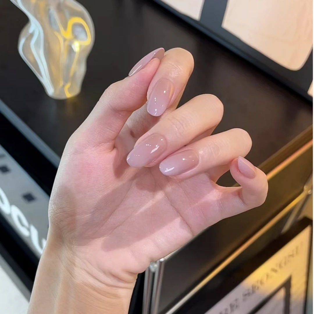 [紫嘟嘟]  一尔 奶呼呼 拍拍胶 紫色渐变 春夏多巴胺纯手工穿戴甲