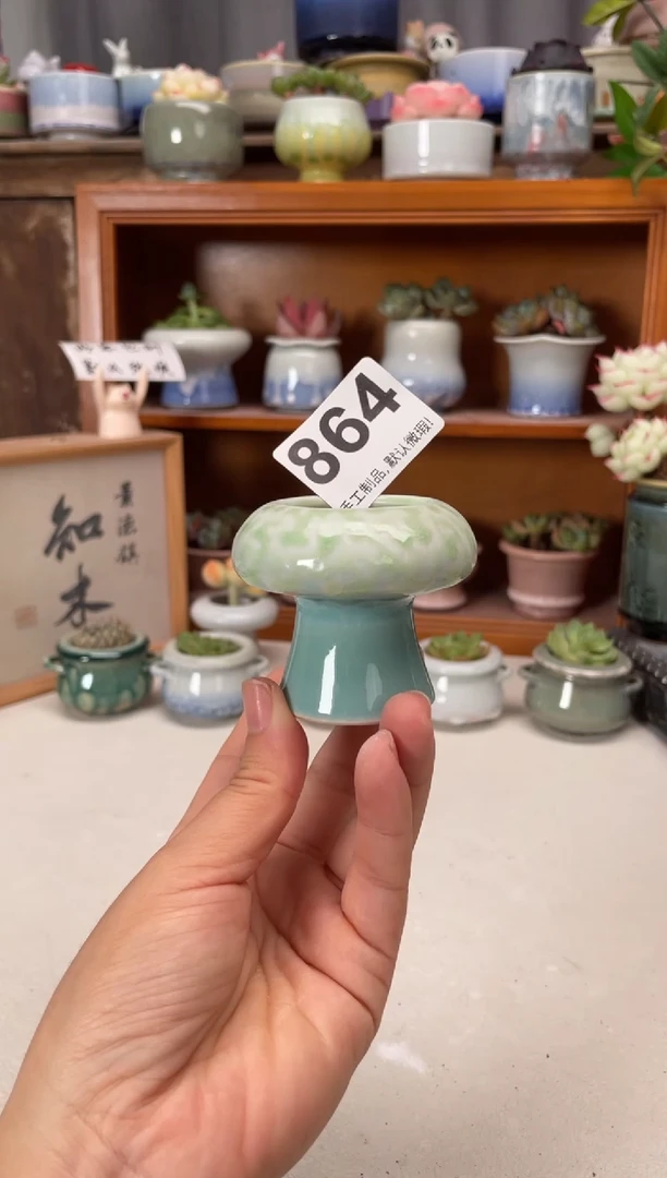 瓷片言*。864知木小芳花盆