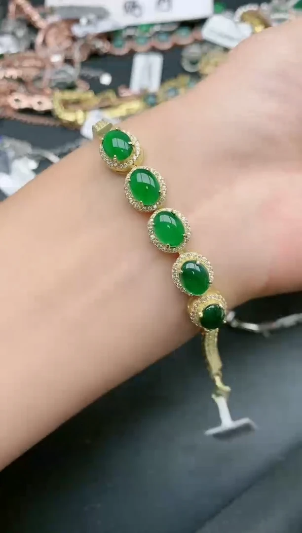 翡翠戒指银S925镶嵌11111