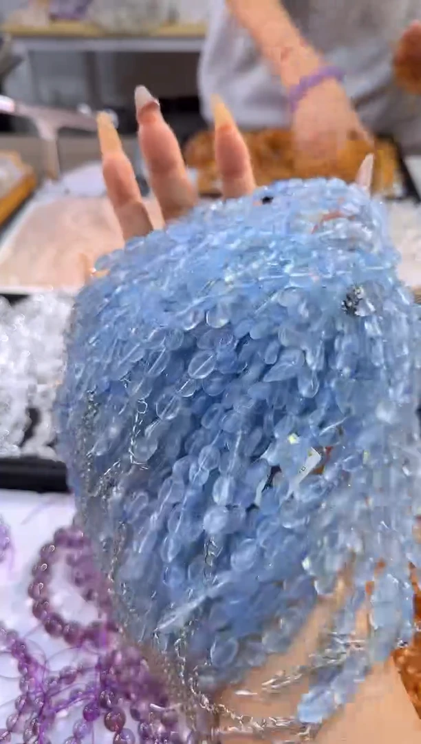 【闪购商品】海蓝宝石手串合金229/多样性发其一/卡